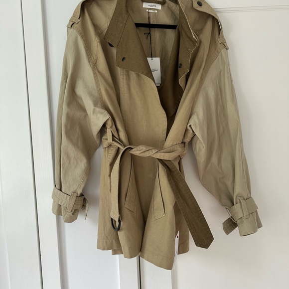 Isabel Marant Étoile Veste Kelly Cotton and Linen Beige Jacket size 42. - Picture 5 of 7